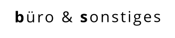 büro & sonstiges